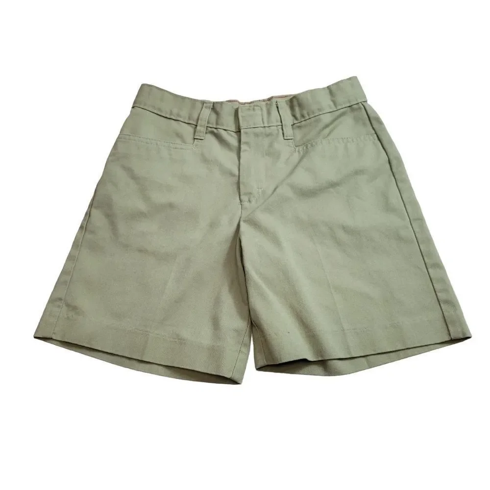 Dickies flat front khaki uniform shorts 12